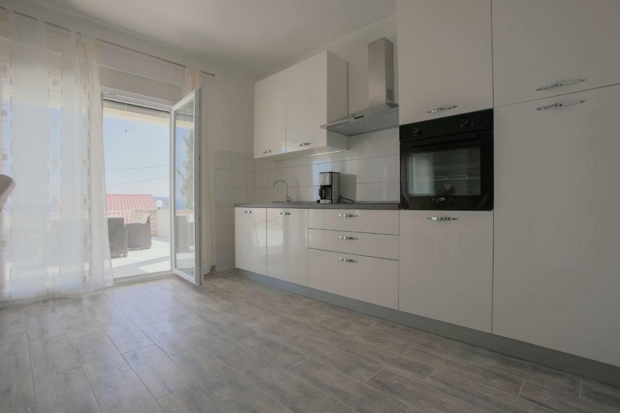 Apartman Slavko Seget Vranjica Dış mekan fotoğraf